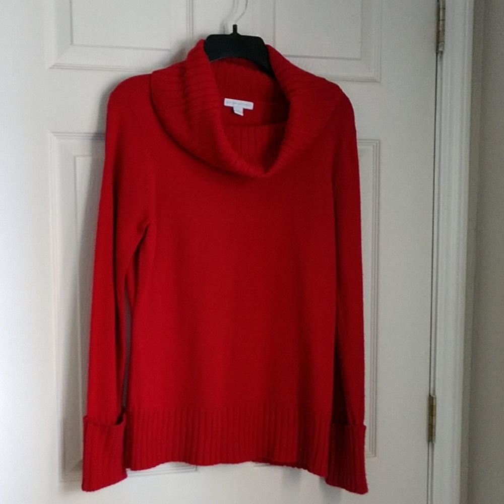 New York & company cowl neck pullover sweater